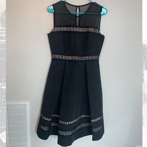 Eliza J Black Midi Dress